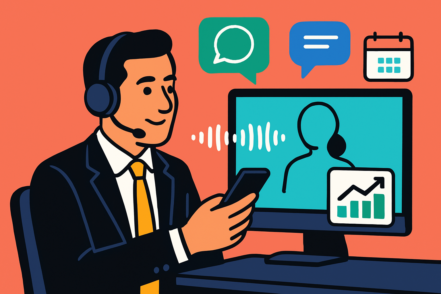 Come creare un agente vocale AI personalizzato sul tuo copione
