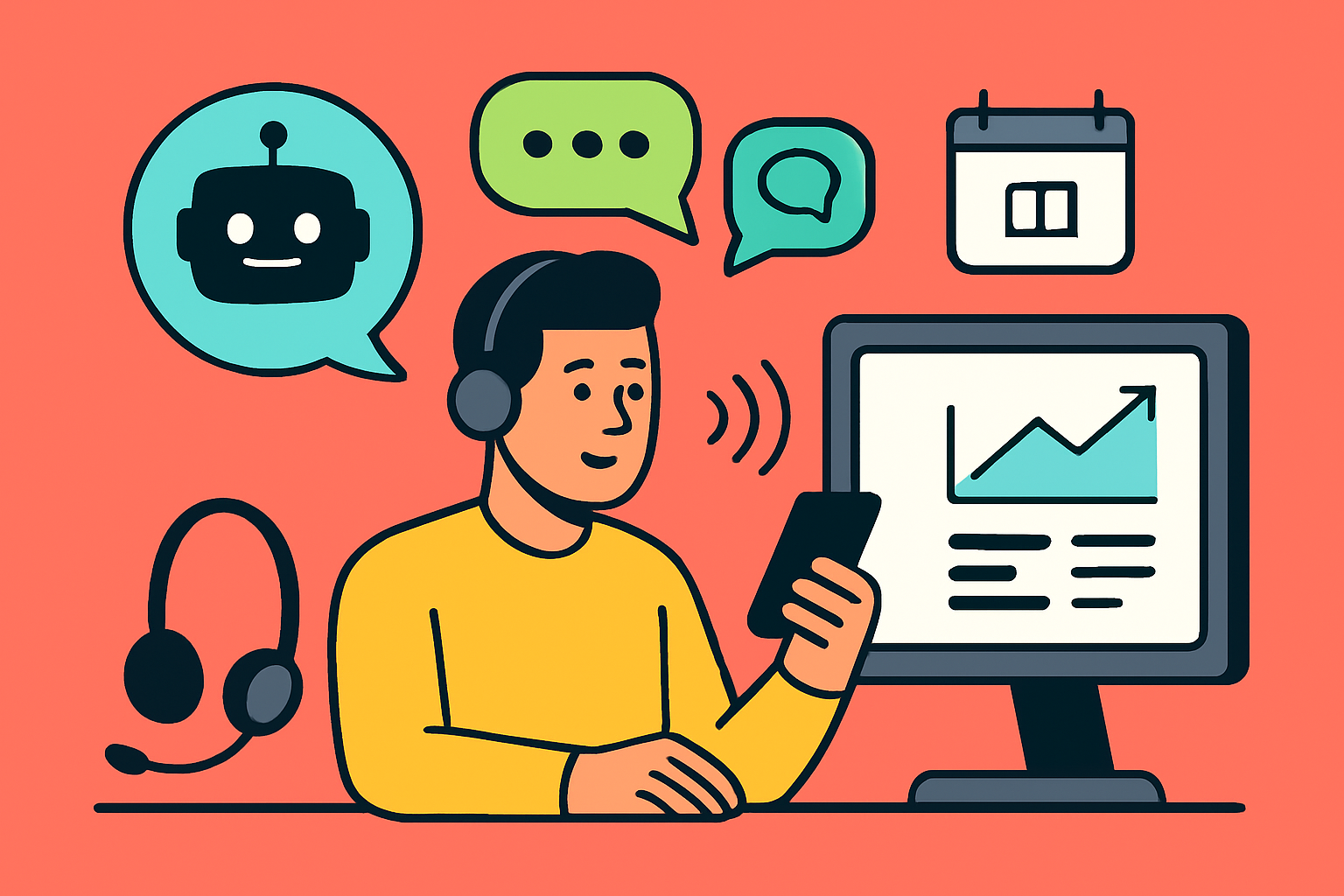 Agenti vocali AI per il customer care: gestisci richieste senza attese