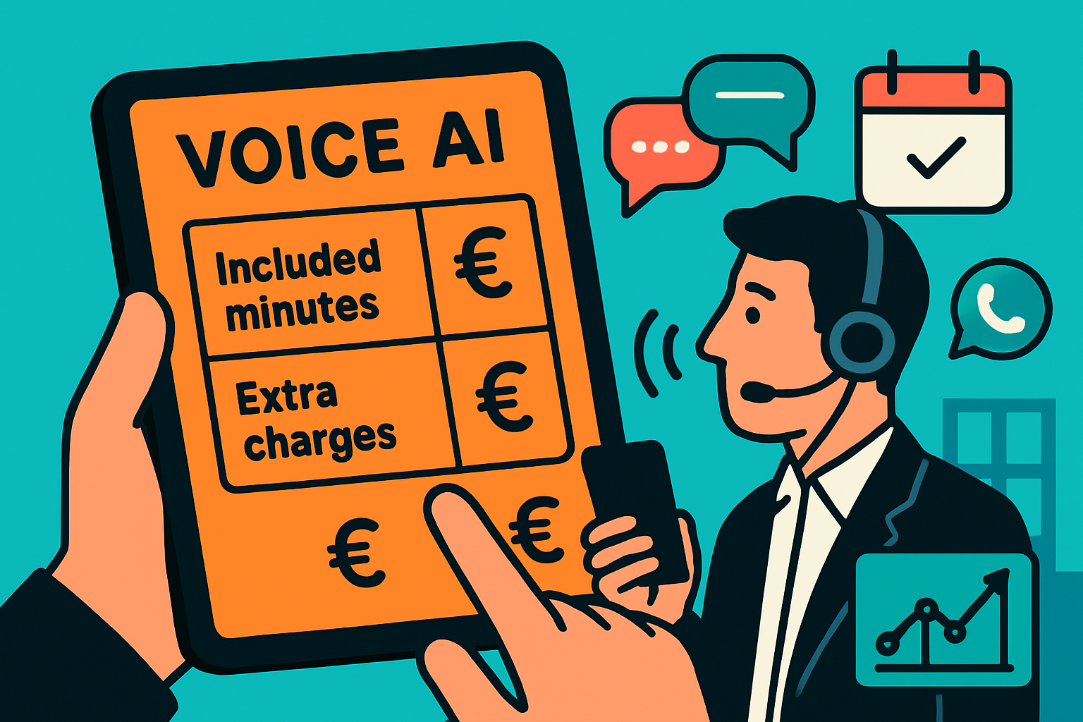 Minuti inclusi e minuti extra: leggere il prezzo della Voice AI