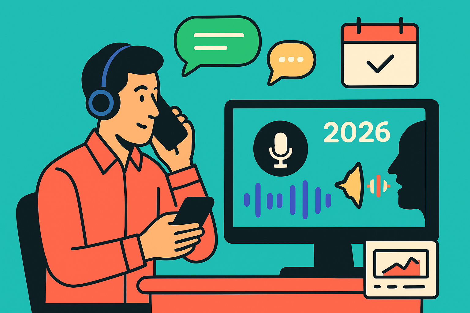 Come suona oggi un agente vocale AI: voce naturale e limiti 2026